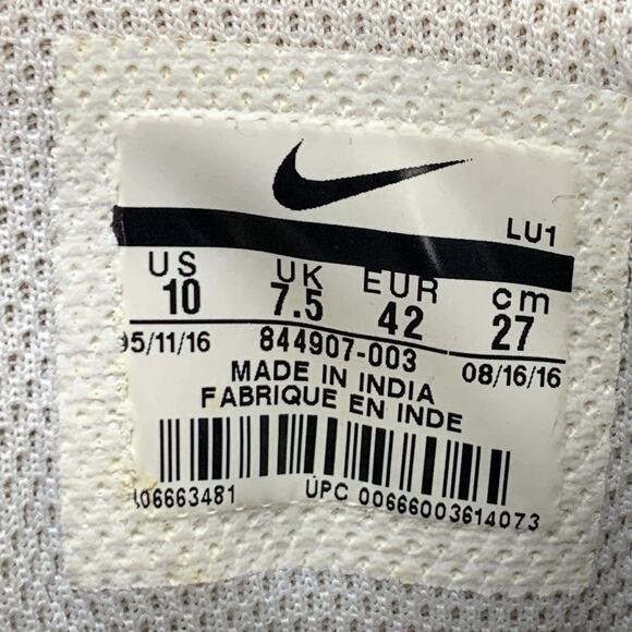 Wmn's 10 NIKE COURT BOROUGH Mid Premium Light Bone Ivory Sneakers 844907-003 EUC - Picture 12 of 12